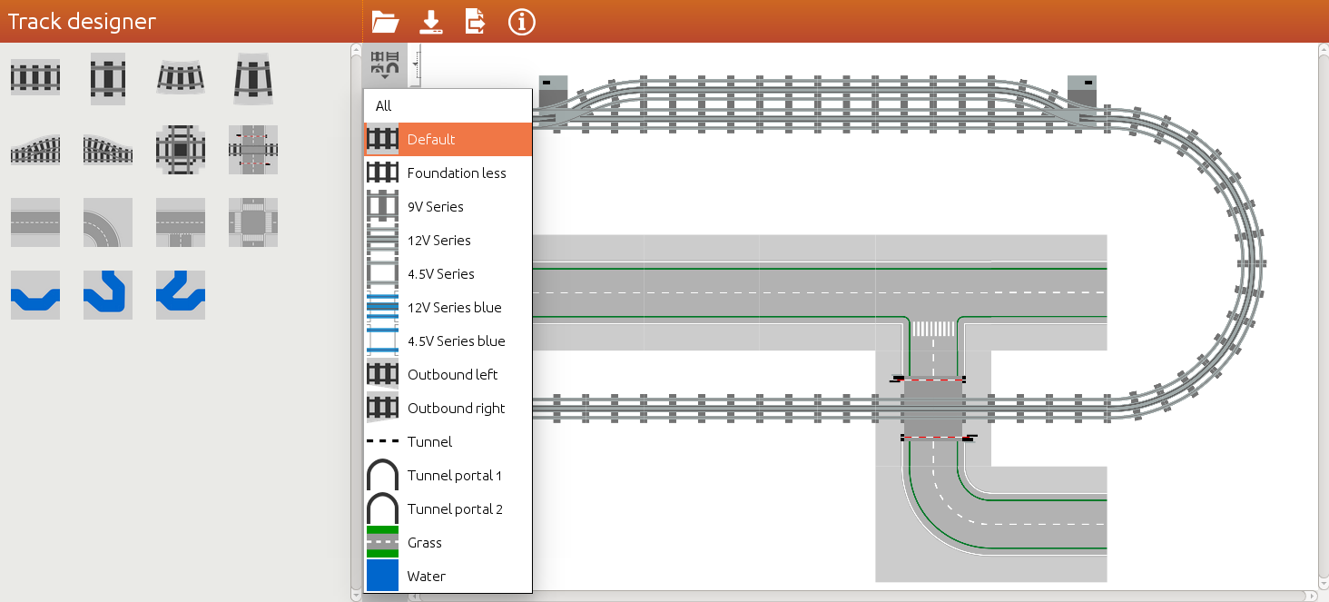 Spur-L Track Designer Screenshot