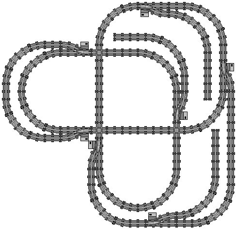 track layout idea 4.5V / 12V