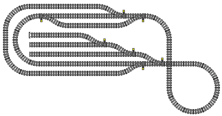 track layout idea 9V / RC