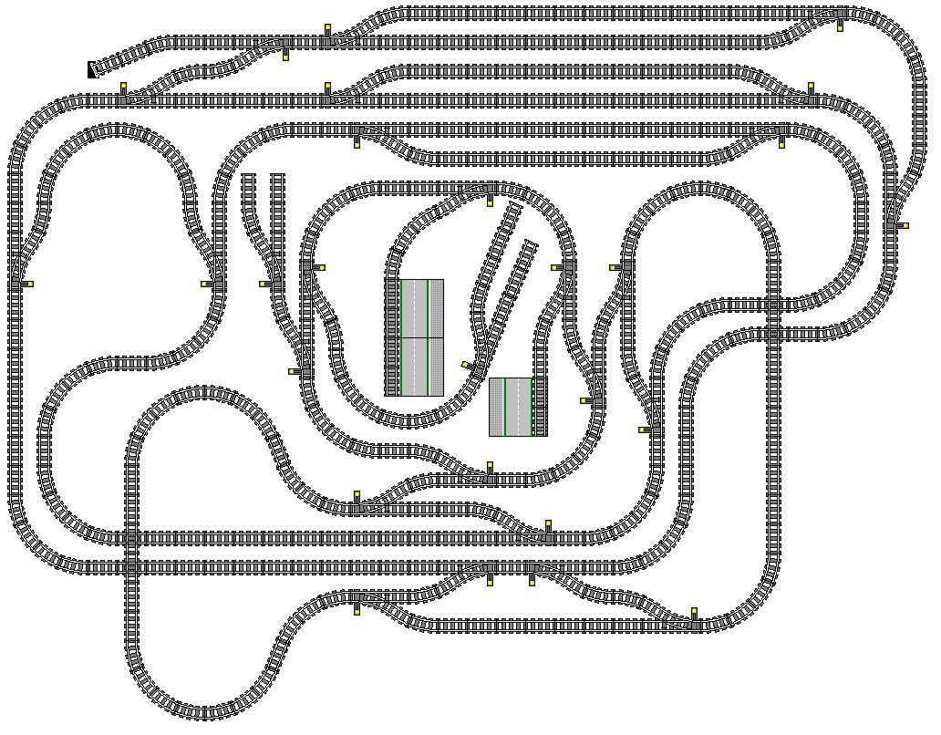 track layout idea 9V / RC